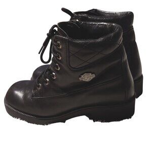 Harley Davidson Cruise Control Lace-up Biker Boots Rocker Metal